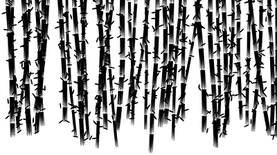 Bamboo Forest Tiny Code 🐼 generative javascript tinycode