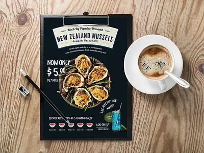 Restaurant Flyer Design Concept branding brochure design business flyer design corporate flyer design event flyer flyer flyer design handout leaflet design restaurant flyer tri fold brochure