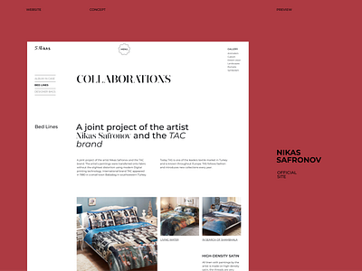 Nikas Safronov Website concept (preview) design ui uidesign uxuidesign web web design webdesign