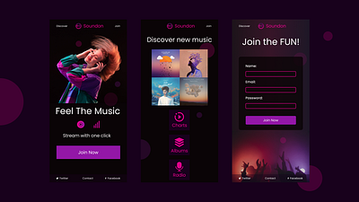 streaming service app design 2020 @daily ui @design app design minimal typography ui ux vector webdesign