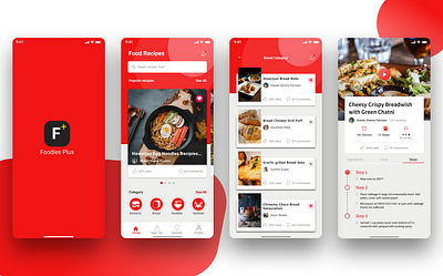 Foodies App Mockup design designer love mobile design uiux ux wireframe