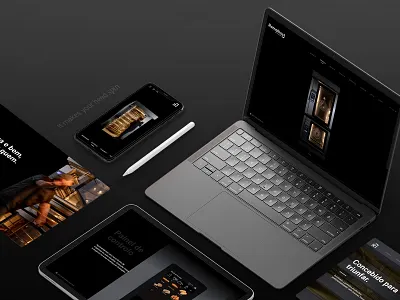 Ramalhos - Oven batch after oven batch desktop design devices landing page site ui ui design ux ux design web website website concept website design