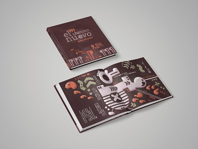 Libro editorial | El alumno nuevo design diseñografico flat illustration typography vector