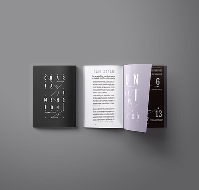 Fanzine de Carl Sagan carl sagan design diseñografico fanzine logo typography