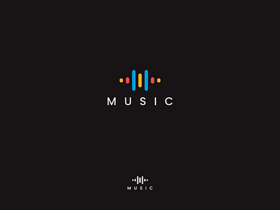 M Letter Mark Music Logo brand design brand identity corporate design illustration it service logo design logo designer logos. m letter logo music music app music player