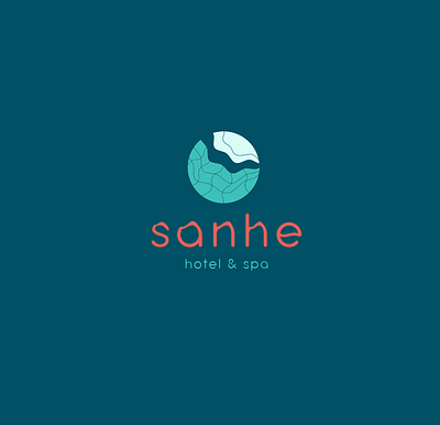 sanhe logo branding design illustration vector