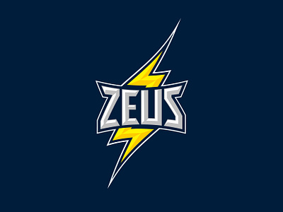 Zeus america bevel beveled brand brand identity branding gods greek illustration illustrator jupiter lightning logo logotype mark photoshop shock storm thunder zeus