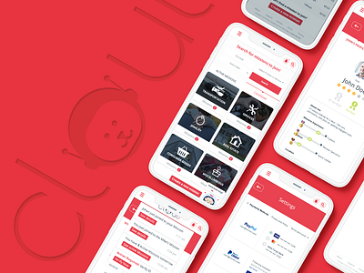 Cloutr app app design banding brandidentity branding buyer css design shopping ui ux