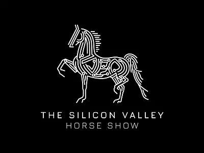 Silicon Valley Horse Show official logo branding design icon illustration illustrator logo typography vector
