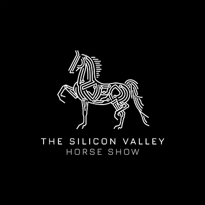 Silicon Valley Horse Show official logo branding design icon illustration illustrator logo typography vector