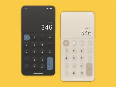 Daily UI 004 | Calculator calculator dailyui dailyui 004 dailyuichallenge digital calculator digitalart illustration minimalist design ui