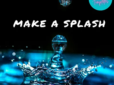 Custom Canva Templates - Make A Splash branding canva canva template design download editable for sale template typography ux