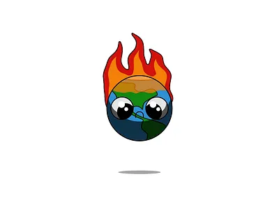 FUTURE - DAY 070 2d 2d animation after effects animation character design earth global warming illustration loop motion design motion graphics planet