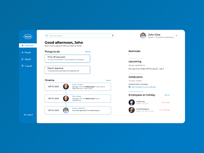 Payroll Portal interface minimalistic payroll portal prototype research roche ui usability ux uxdesign xd