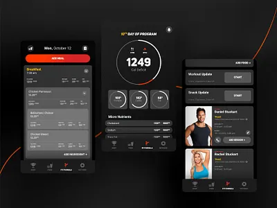 FitFormula app design application design minimal mobile app mobile app design mobile design mobile ui ui user center design user experience design user inteface user interaction web