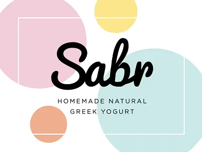 Yogurt Logo arabic branding clean logo typography yogurt