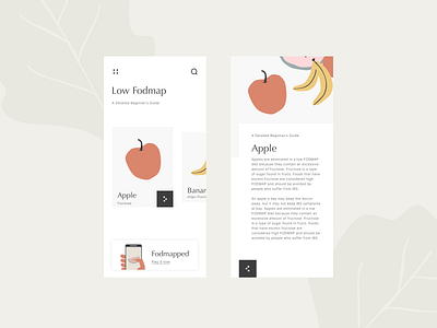 fodmapped app concept dailyui design illustration ui