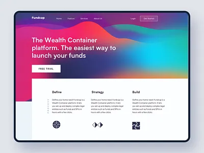 Venture Capital Website #exploration 3 branding dashboard finance funding landing page minimal venture capital website
