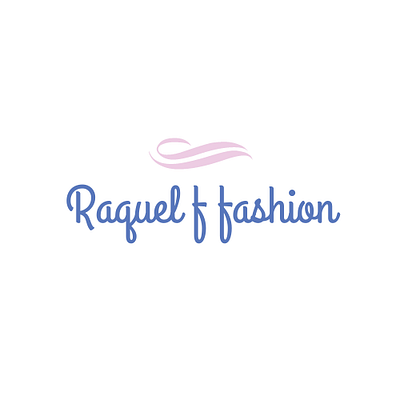 Raquel F Fashion design logo