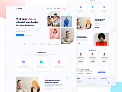 Design Studio - Creative Landing Page creative design landing design landing page landing page concept landing page design landing page ui landingpage ui ui design uidesign uiux web web app web design web designer webdesign website website design website designer