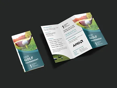 Golf Trifold Brochure bi fold brochure branding brochure design business flyer design corporate flyer design event flyer flyer flyer design golf brochure golf club golf tournament handout leaflet design sports brochure design sports design tri fold brochure