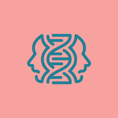 Day 42 - DNA - 100 Icons Daily 100days design dna genetic icon illustration leeayr logo minimal vector