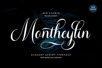 Montheylin Font branding design font font awesome font design illustration logo logotype typography vector