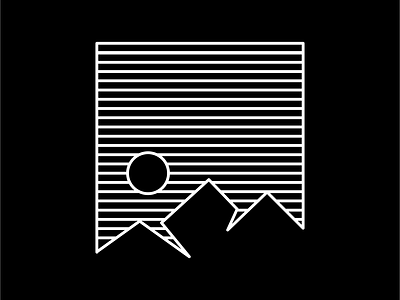 Mountain Stripes adventure camping hiking holiday landscape line line art monoline mountain nature outdoor outline stripes summer sunset tattoo travel trip vacation wanderlust