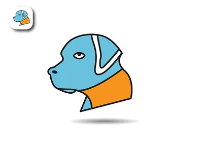 DOG Logo abstract art logo branding colorful company creative dog dog illustration logo logotype minimal modern template vector