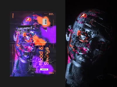 Show&Go2020™ | 201 | Mood & Swings adobe art c4d cinema 4d cinema4d collage design illustration octanerender photoshop poster poster a day poster art typography