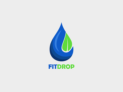 Fitdrop Logo Design brand branding design graphicdesign icon logo logo design ui ux