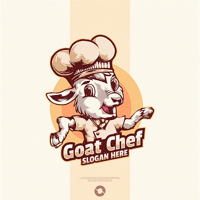 goat chef logo brand branding design designs flame goat logo graphic design illustration logo skull vector