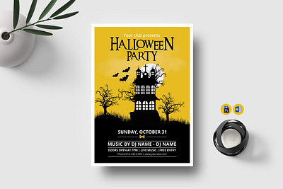 Halloween Party Flyer Template halloween party flyer template