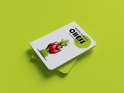 Veggies & Fruits - The Chess Collection brand identity graphic design illustration