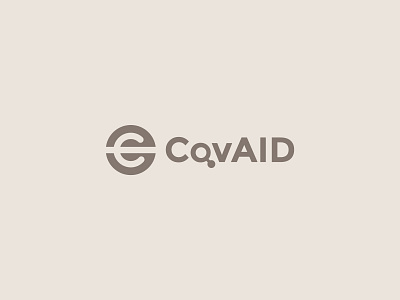 CovAid logo proposal aid brand clever cool covid icon logo logos mark monogram simple verbicons