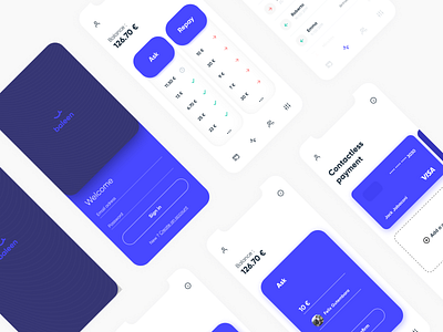 Money Exchange App Concept app bank design finance mobile money ui ux