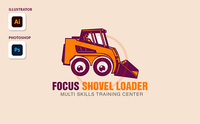 Focus Shovel Loader adobe illustrator adobe photoshop