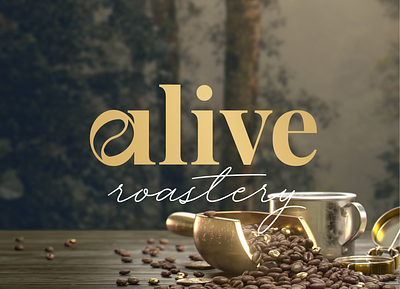 Alive Roastery - A coffee wrapped in legend branding illustration packaging design specialty coffee strategic planning