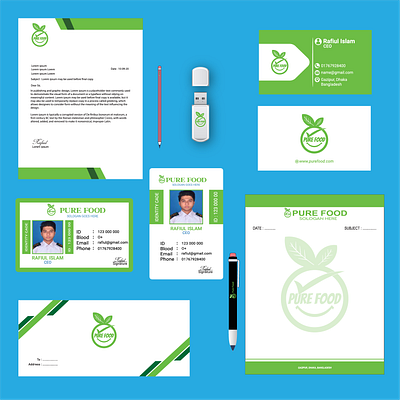 corporate branding identity design. branding business card design corporate identity design illustration logo