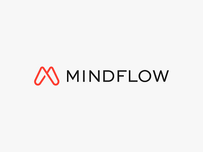 Mindflow – Brand Refresh brand brand agency branding design identity logo minimal startup branding vector