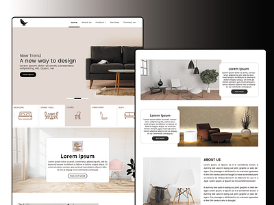 Furniture Landing Page