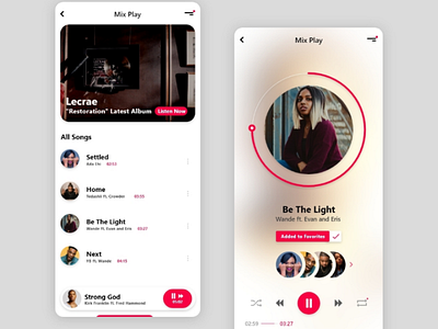 Music UI design dribbble graphic graphicdesign job logo type typography ui ui design ui ux uidesign uiux uiuxdesign ux ux design uxdesign wierd work