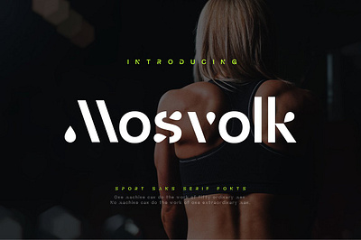 Mosvolk - Sport Font design elegant font font awesome font design font family fonts lettering logo fonts modern professional sans serif sans serif font sans serif fonts sans serif typeface serif font sport sport font typeface typography