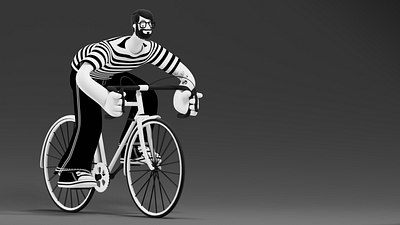 3D Bike 3d bike bikes cartoon character characterdesign illustration