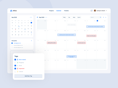 Schedule Dashboard Design calendar calendar app calendar ui character dashboad design event event app freelance job management app project management saas schedule social app todo app ui ux webapps webdesign