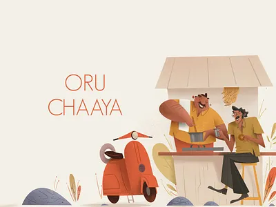 Cheta oru Chaaya art artist branding character design digitalartist illustration photoshop