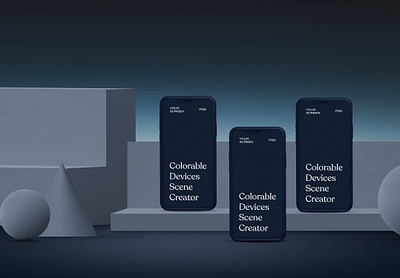 Clay iPhone mockup scene clay design device iphone iphone 11 minimal mockup psd screen template ui