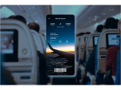 Boarding pass | Dailyui024 boarding pass boardingpass dailyui dailyui024 flight booking flight ticket ui