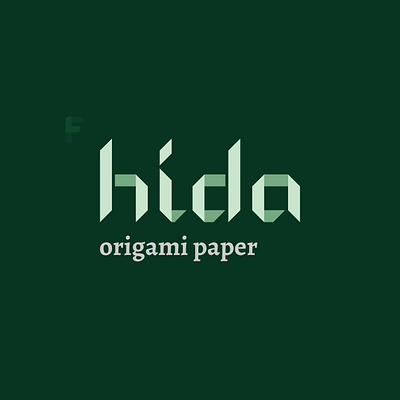 Hida brand branding design flat identity logo minimal minimalist modern vector