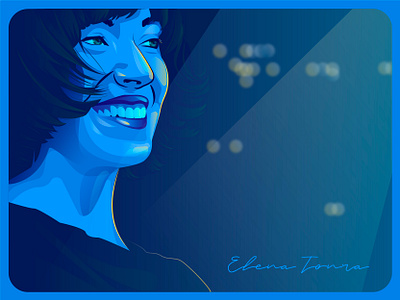 Elena tonra (Daughter) 2d adobe illustrator avatar band charecter crush daughter design elena tonra face face logo fanart gradient color illustration portrait portrait art singer vector